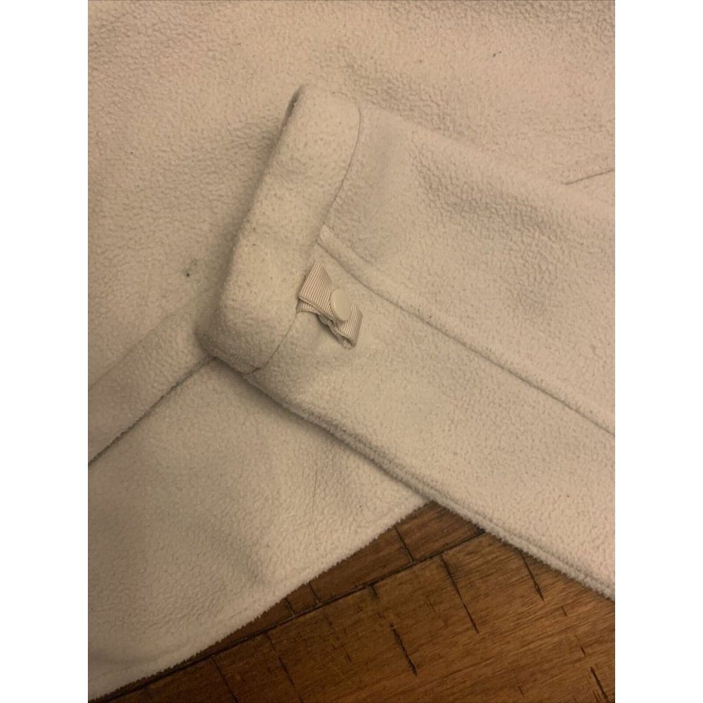 The North Face medium womens fleece full zip white jacket - Picture 7 of 7